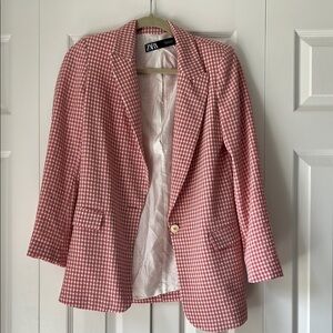 Zara Pink Blazer Lightweight Suit Jacket
